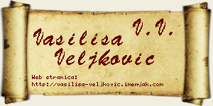 Vasilisa Veljković vizit kartica